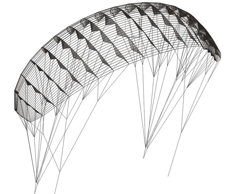 Кайт 5м2 kite 5 m2