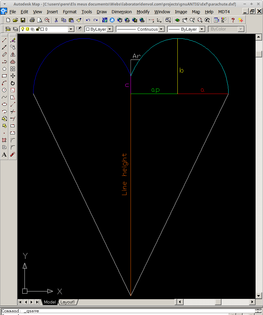 leparachute parameters