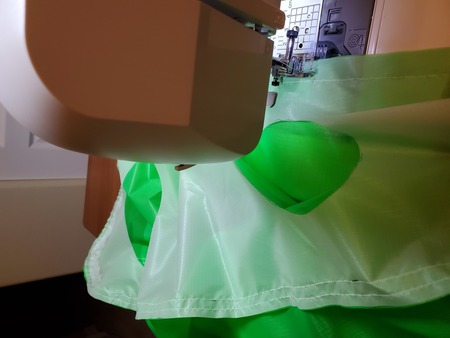 11 19. Sewing Intrados 14 and 13 to Rib 13